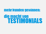 Die Macht von Testimonials